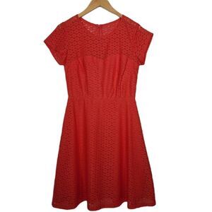 Shelby & Palmer Coral Women's Laced  Dress